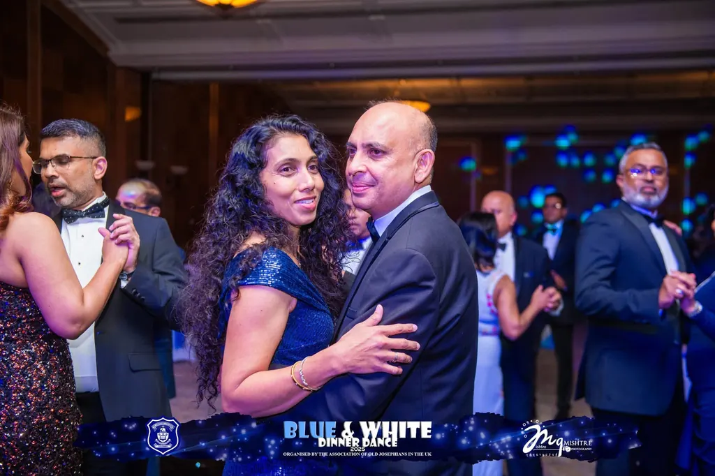 A couple on the dance floor