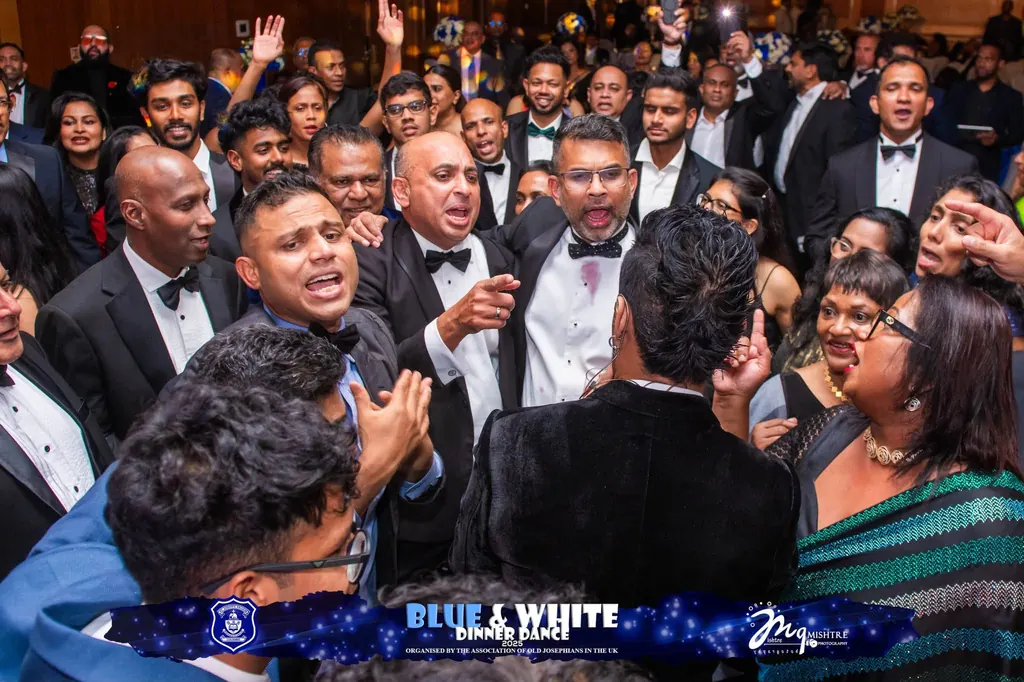 The crowd enjoying the 2025 Blue and White