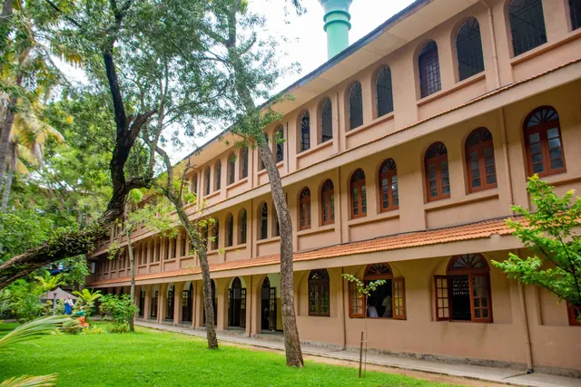 The arched exterior of St Joseph’s College